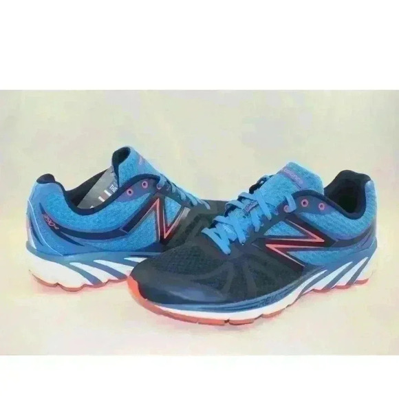NEW BALANCE 3190v2 Athletic Sz 8 RevLite Blue Orange US Made Running Shoes NWOB - Picture 5 of 6